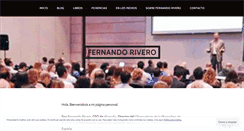 Desktop Screenshot of fernandorivero.com